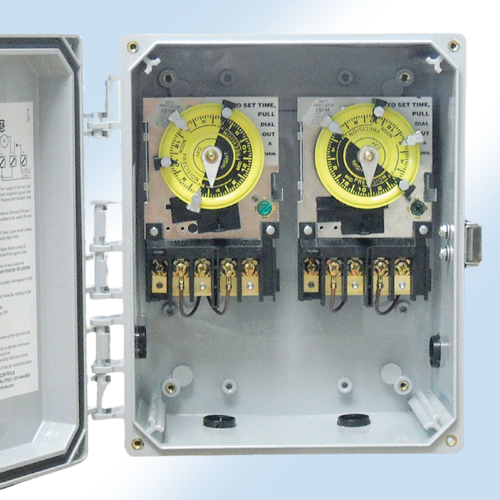 Two-In-One Swimming Pool Time Switches with Enclosure – pmcontrols